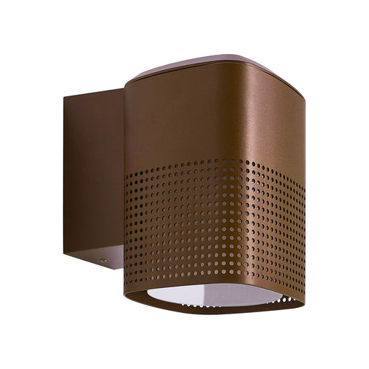 NORDLUX SIDARA OUTDOOR WALL LIGHT SEASIDE BROWN METALLIC