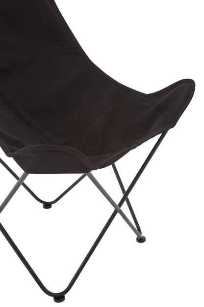 YLVA BLACK BUTTERFLY CHAIR