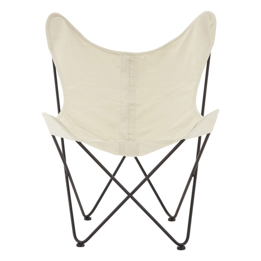 YLVA IVORY BUTTERFLY CHAIR