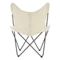 YLVA IVORY BUTTERFLY CHAIR