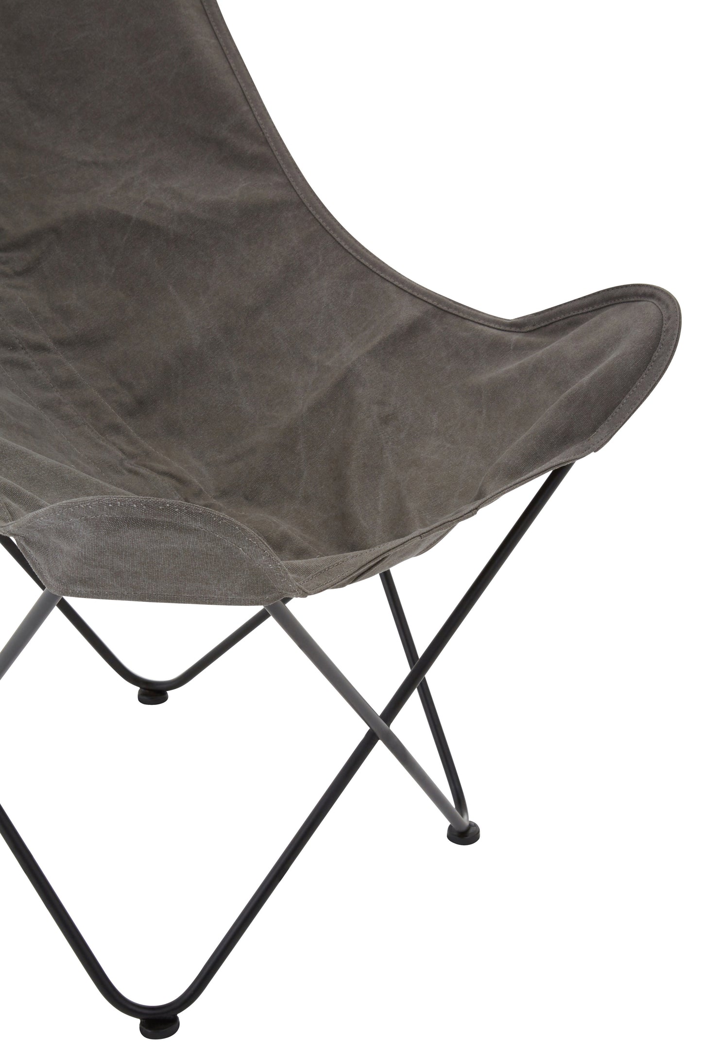 YLVA GREY BUTTERFLY CHAIR