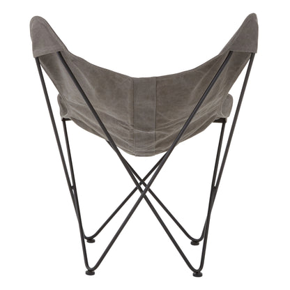 YLVA GREY BUTTERFLY CHAIR
