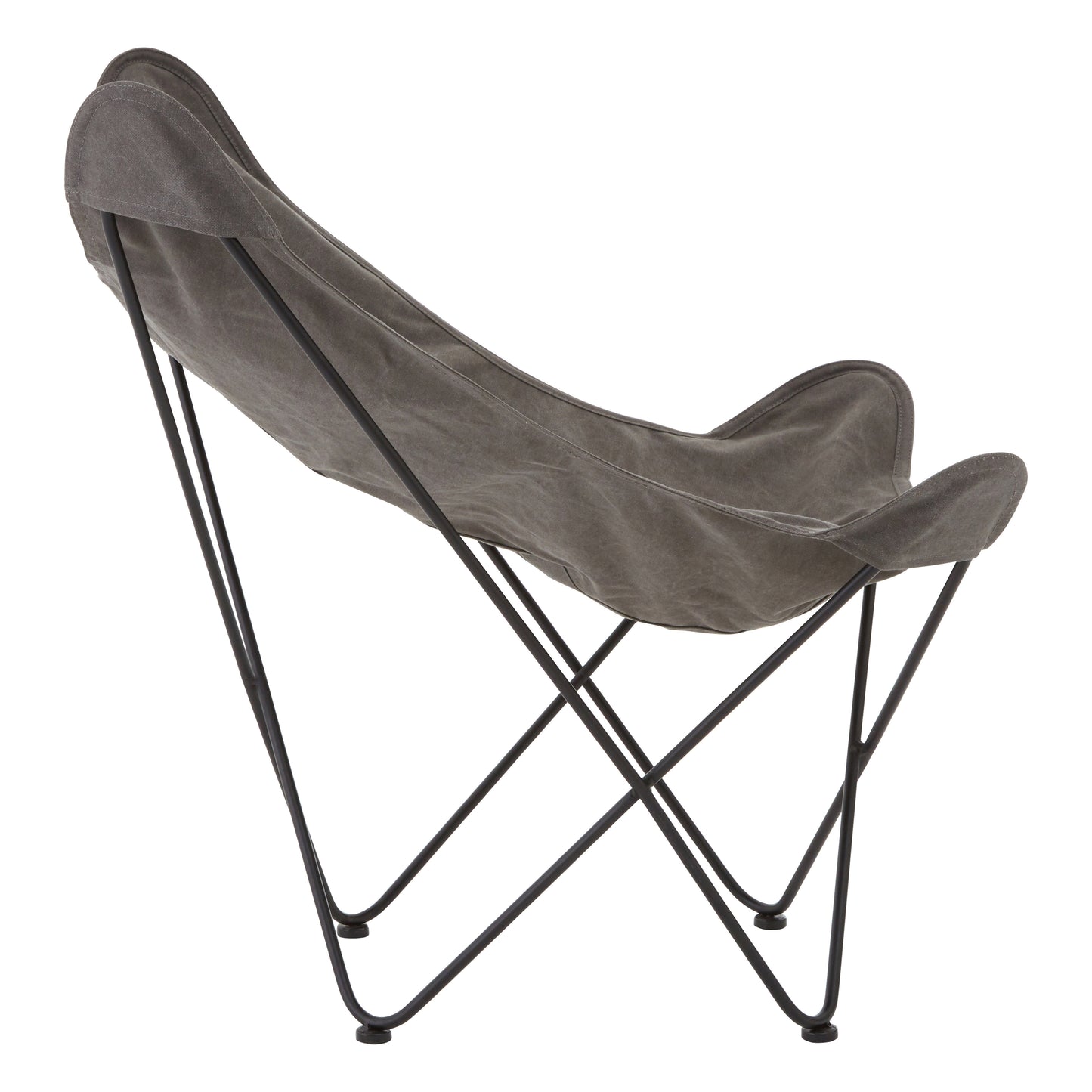 YLVA GREY BUTTERFLY CHAIR