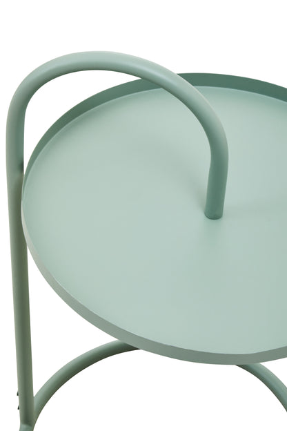 JENS GREEN HANGING TOP SIDE TABLE