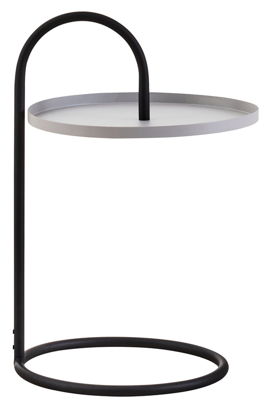 JENS GREY AND BLACK HANGING TOP SIDE TABLE