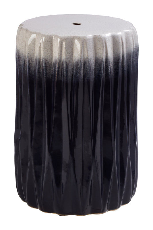 ODIN BLUE AND WHITE OMBRE TABLE STOOL