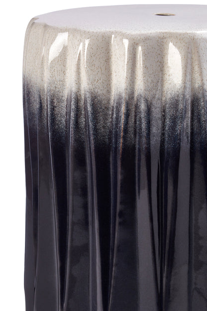ODIN BLUE AND WHITE OMBRE TABLE STOOL