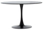 PELLE LARGE BLACK DINING TABLE