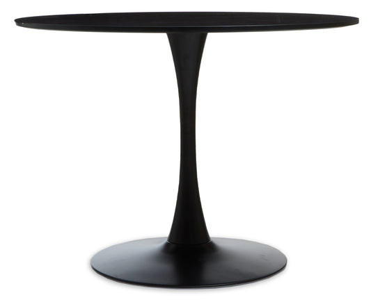 PELLE SMALL BLACK DINING TABLE
