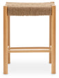 SVEN NATURAL ROPE AND WOOD STOOL