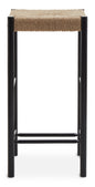 SVEN NATURAL ROPE AND BLACK WOOD BAR STOOL