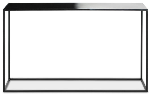 WILMA BLACK AND WHITE OMBRE CONSOLE TABLE